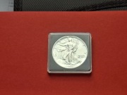 1  dolar USA 1990, Liberty, uncja srebra, 1 oz. Ag 999, Stan Menniczy/I