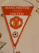 Manchester Forever United Proporczyk w ładnym stanie