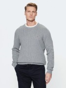 TOMMY HILFIGER__sweter męski warkocz (XL / XXL) szary