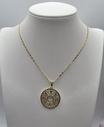 Naszyjnik z czarnymi cyrkoniami.