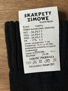 Skarpety zimowe wzór 539/MON rozmiar 25-26