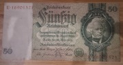 50 Reichsmark niemieckich rok 1924/1933