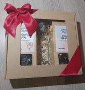 Zestaw Prezentowy Upominek 2x Herbata + Zaparzacz