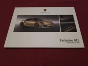 2013 Porsche Exclusive 911 Prospekt niemiecki DE/WW 54 strony twarde okł.