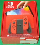 NINTENDO / SWITCH OLED / MARIO RED EDITION / DODATKOWE AKCESORIA