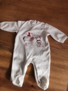 Pajacyk niemowlęcy 56 świąteczny