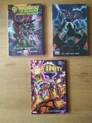 zestaw komiksów Marvel (Venom, Strażnicy galaktyki)