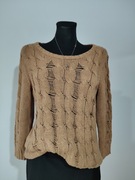 Camelowy sweter firmy H&M używany rozmiar M/38