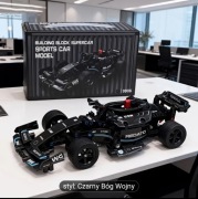 Samochód formuły, model z klocków ABS konstrukcyjnych do złożenia 