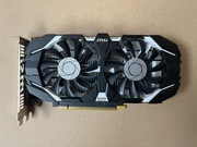 Karta graficzna MSI 1050 ti 4GT OC - Super stan - GDDR5 4GB
