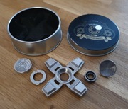 Spinetic Fidget Spinner X Stal nierdzewna 60g 55mm Steel R188