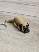 Uroczy Breloczek Mastiff 3d - Seria Psów Brelok Druk3d fidget Keychain
