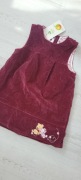 1.  H&M UROCZA WELUROWA SUKIENKA 80. Nowa
