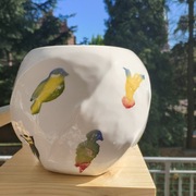 Farval ręcznie malowana piękna doniczka z Portugalii 