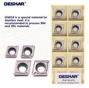 płytki węglikowe  DESKAR CCMT060204-MP LF6018 10szt. 