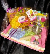 Mała kucharka - Duży zestaw XXL,  Play DOH wałek kuchenka sztućce itp