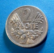 Moneta 2 zł r.1970 najniższy nakład