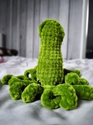 kałamarnica na szydełku pluszak maskotka amigurumi rękodzieło  