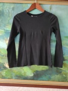 koszulka top bluzka elastyczna sportowa czarna fsbn sister