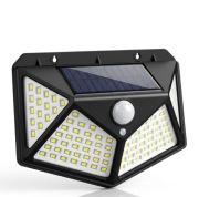 Lampa Solarna 100 LED | Czujnik Ruchu i Zmierzchu | IP65