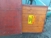 Drzwi przesuwne, wrota przesuwne węższe do warszatu, składu