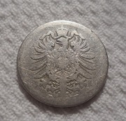 Niemcy Kaiser Wilhelm I Hohenzollern 10 fenigów 1875 Drezno Saksonia KM# 4