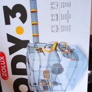 chomik + super klatka Rody 3 piętrowa