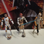 Star Wars-Clone Wars-Obi Wan Kenobi,Commander Cody,Clone Trooper