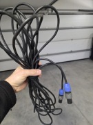 Przewód kabel głośnikowy speakon 10m końcówki neutrik, 2x1,5mm