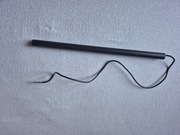 Lampa czarna tuba 49cm