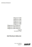 Instrukcja obsługi Case Magnum 250, 280, 310, 340, 380 PL