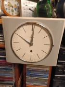 Stary zegar wiszący ceramiczny Junghans kuchenny 