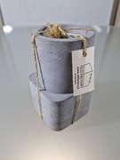 Betonowe Świecznik Osłonki Ozdoba Figurka Przycisk 