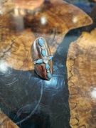 Srebrny pierścionek z turkusem 