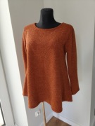 Rudy sweter wiskoza i akryl 40 L