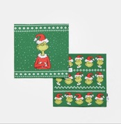 Poszewki świąteczne 2pack Grinch Dr Seuss 40x40cm