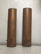 Zabytkowy Kinkiet świecznik Vintage, rustykalny,  retro, lata 70.