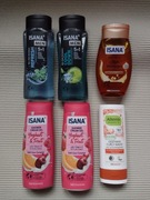 Zestaw kosmetyków żel pod prysznic ISANA olejek odżywka do włosów 