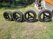 Alufelgi ARTEC trójramienne czarne 17 z oponami 
