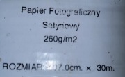 Papier fotograficzny 107 cm x 30 m