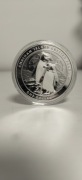 Chatham island Crested Penguin 1oz Silver Coin 