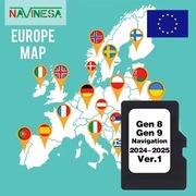 MAPA NAWIGACJA GPS KARTA MICROSD LEXUS 2024/2025 EUROPA CT GS IS LS NX RC