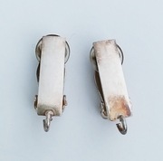 Klipsy posrebrzane 1 para