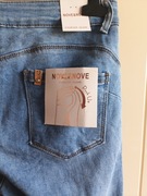 Nove & Nove Jeansowe SPODNIE Push Up L/XL Prosta nogawka NOWE