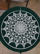 ozdoba okienna (5), serwetka w obręczy (50cm),