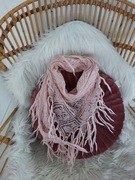 Szalik apaszka chusta róż