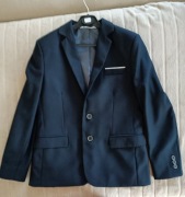 Garnitur granat 2-części + muszka -r. 152 A