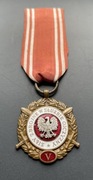 Medal Siły Zbrojne w Służbie Ojczyzny brązowy LWP szerokie V rzadka wersja