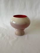 Wazon, szkło PRL, "pieczarka", Zbigniew Horbowy