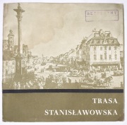 Trasa Stanisławowska – Warszawa (folder rozkładany, PRL)
